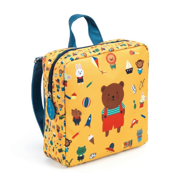Djeco兒童背包 - 寶貝熊上學去