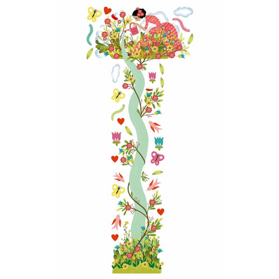 Djeco Girl In The Garden (Growth Chart) Wall Sticker