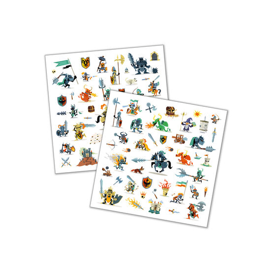 Djeco Knights Paper Stickers