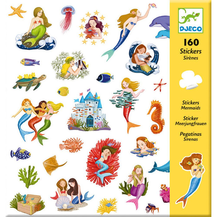 Djeco Mermaids Paper Stickers