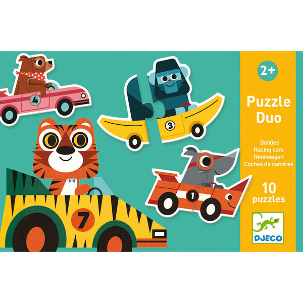 Djeco Racing Cars Puzzle Duo