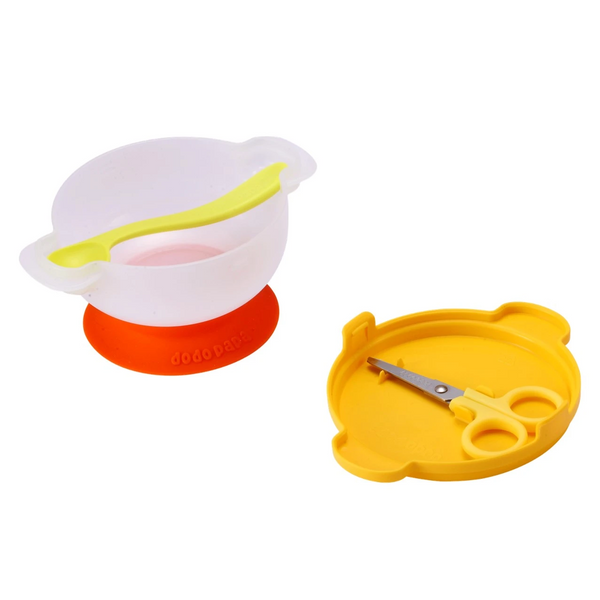 Dodopapa Travel Dining Set 265ml – Monkey Yellow