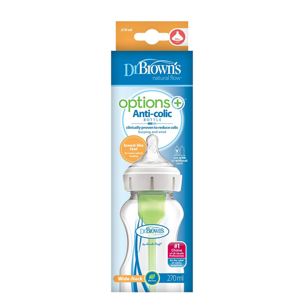 Dr.Brown's Options+ Anti-Colic Wide Neck Bottle PP 9 Ounce