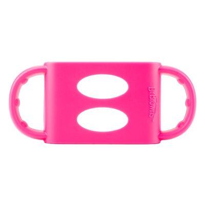 Dr.Brown’s 闊口奶樽矽膠手柄 – 粉紅色