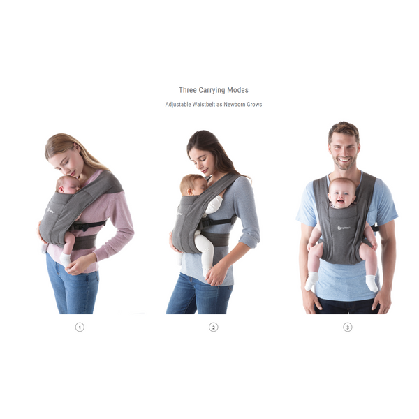 ergobaby carrier navy Ergobaby Embrace Carrier – Soft Navy