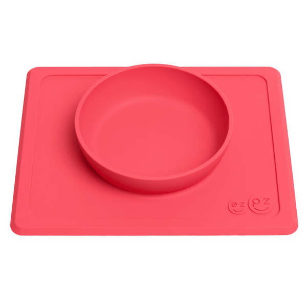 Ezpz Mini Bowl & Placemat - Coral