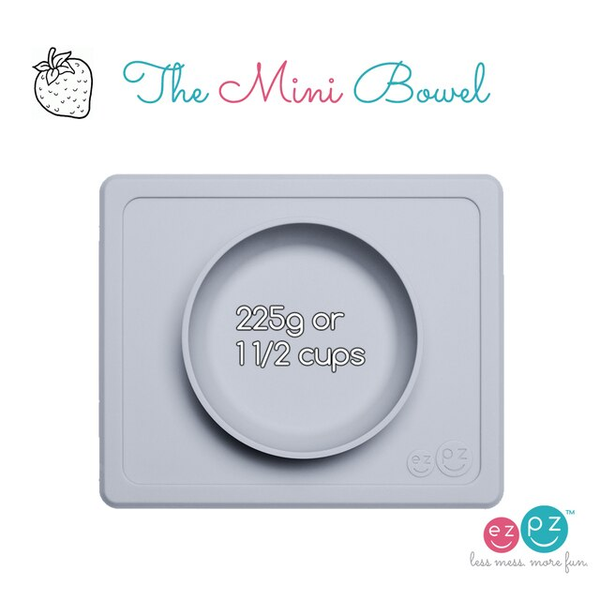 Ezpz Mini Bowl 矽膠迷你餐碗+枱墊 – 珊瑚色
