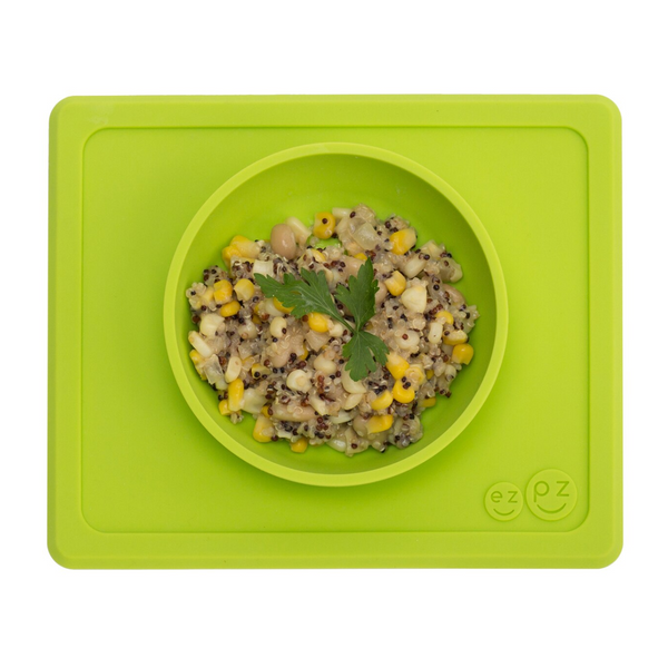 Ezpz Mini Bowl & Placemat - Lime