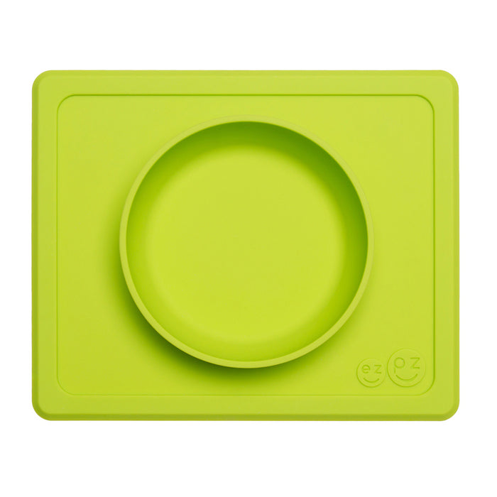 Ezpz Mini Bowl 矽膠迷你餐碗+枱墊 – 青綠色