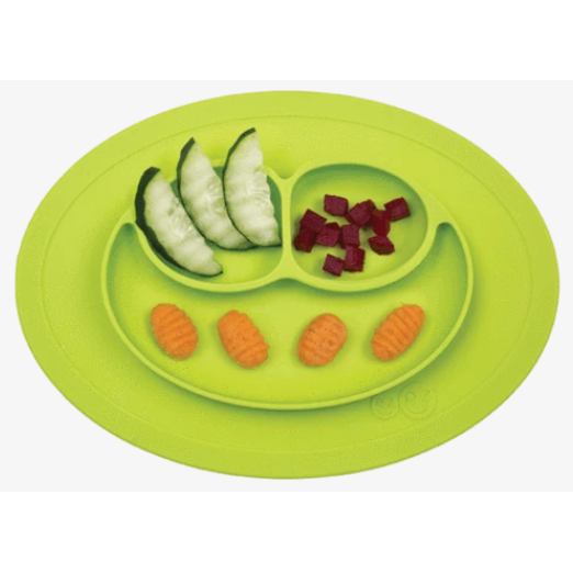 EZPZ MINI MAT PLATE & MINI PLACEMAT - LIME