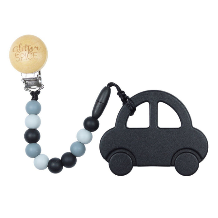 Glitter And Spice Car Teether – Midnight Black