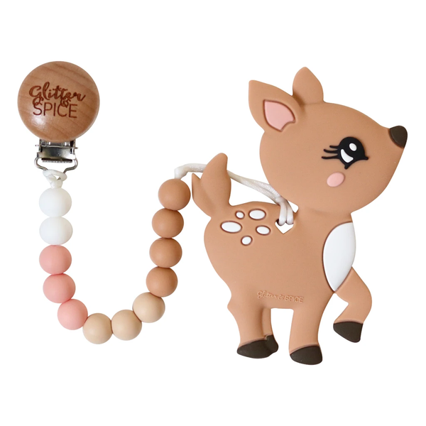 Glitter And Spice Deer Teether