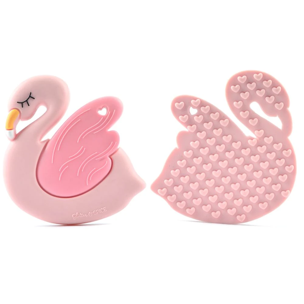 Glitter And Spice Flamingo Teether