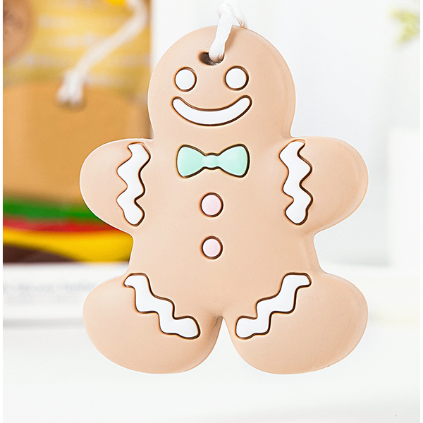 Glitter And Spice Gingerbread Teether – Mint