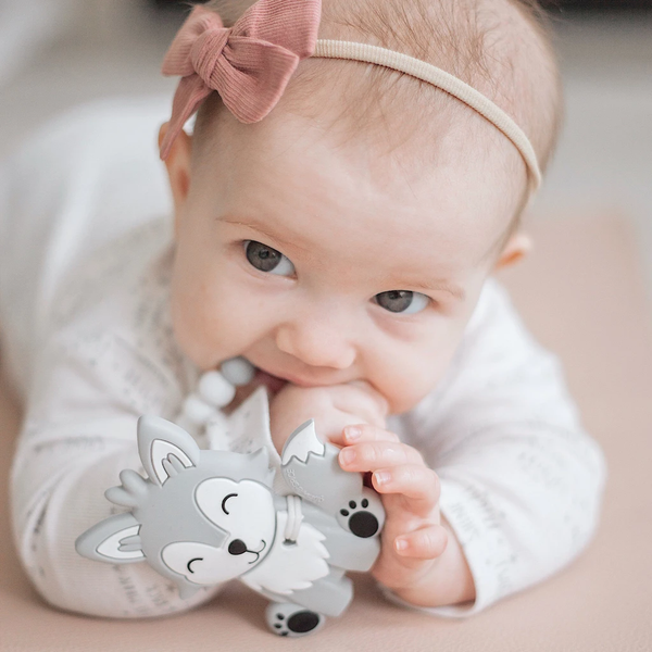 Glitter And Spice Wolf Pup Teether