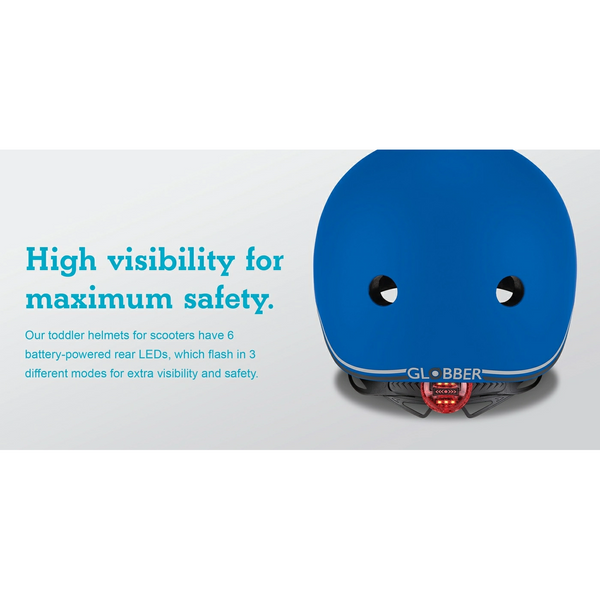Globber Go Up Lights Helmet (XXS-XS) – Pastel Green