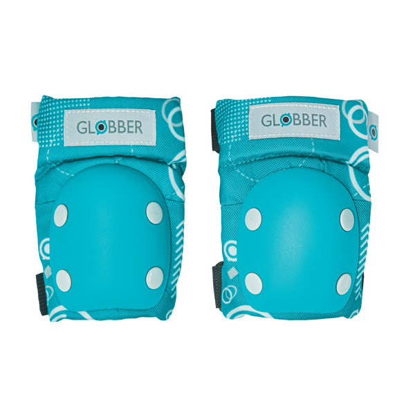 Globber 幼兒護膝護踭套裝 - 藍綠色/形狀圖案