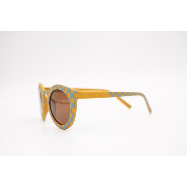 Grech & Co Polarized Sunglasses - Kids - Checks Luguna & Wheat
