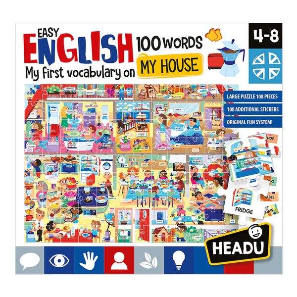 Headu Easy English 100 Words - My House