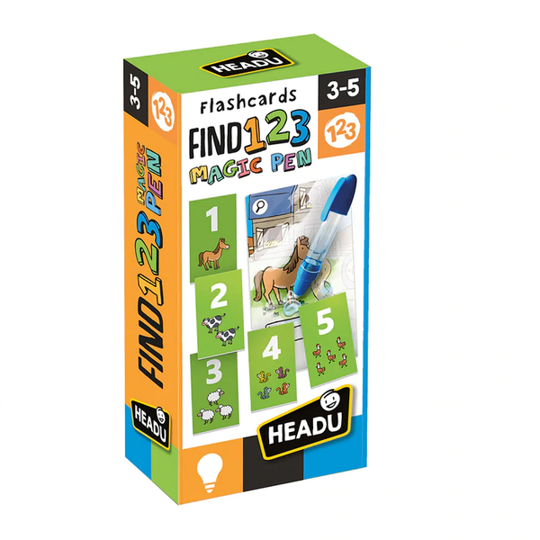 Headu Flashcards Find 123 Magic Pen