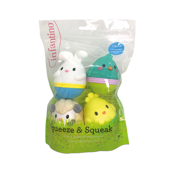 Infantino Squeeze & Squeak Eggs
