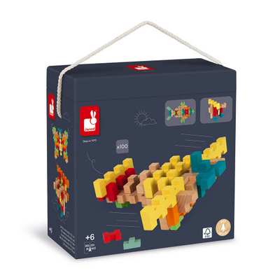 Janod 100 - Piece Construction Set