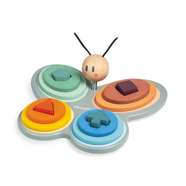 Janod Sweet Cocoon Butterfly Shape Sorter