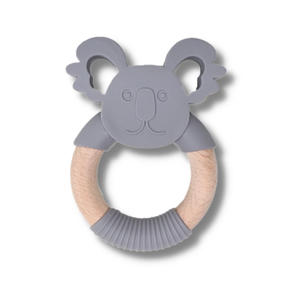 Jellystone Designs Jellies Koala Teether – Dark Grey