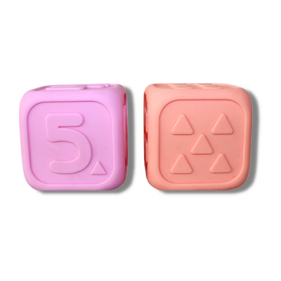 Jellystone Designs My First Dice – Bubblegum And Peach