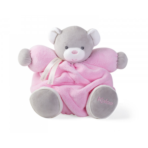Kaloo Plume Chubby Bear Medium – Pink