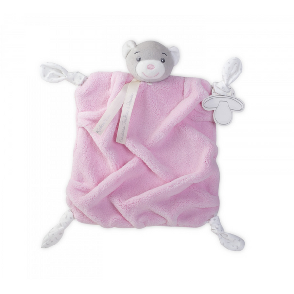 Kaloo Plume Doudou Bear - Pink