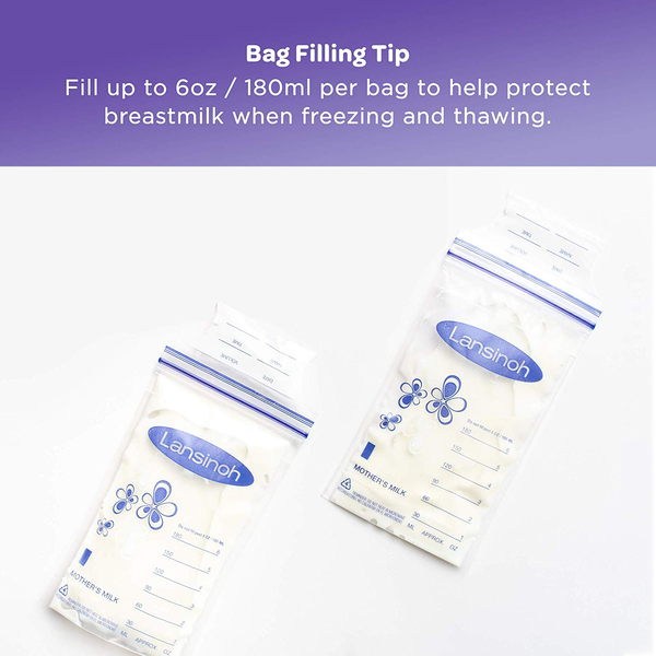 Lansinoh Breastmilk Storage Bags 100Ct/Box