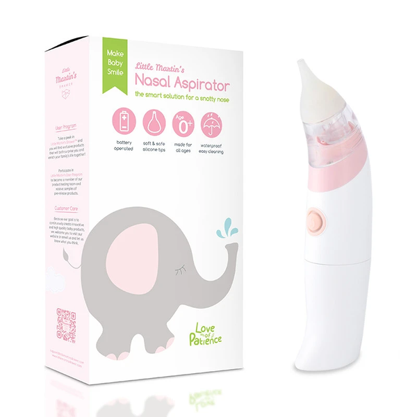 Little Martin's Drawer Baby Nasal Aspirator - Pink