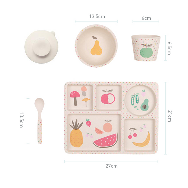 Love Mae Divided Plate Set – Eat Your Greens