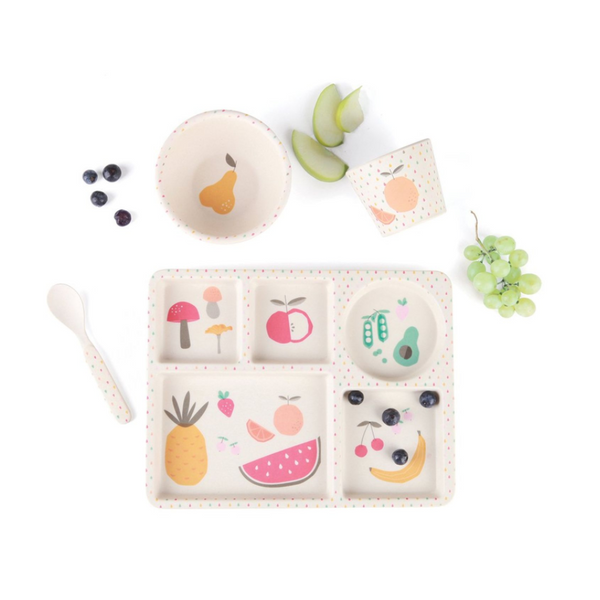 Love Mae Divided Plate Set – Eat Your Greens
