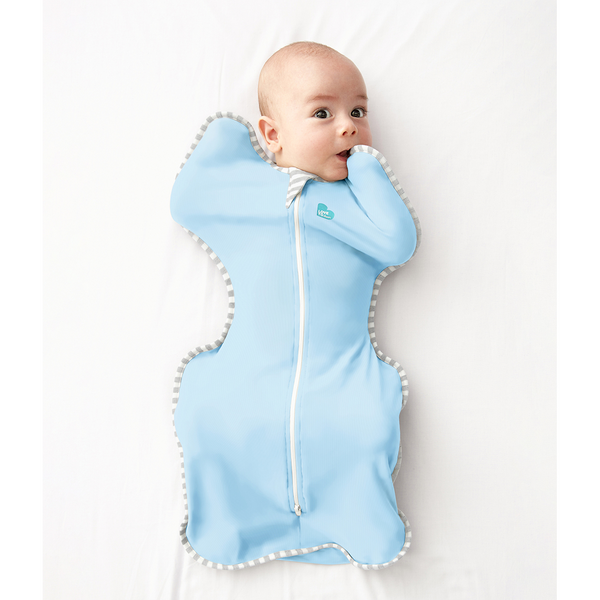Love To Dream Swaddle Up Lite 0.2 Tog – Light Blue Small