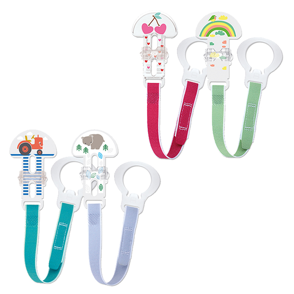 Mam Style Clip 2Pk - Pink/Green