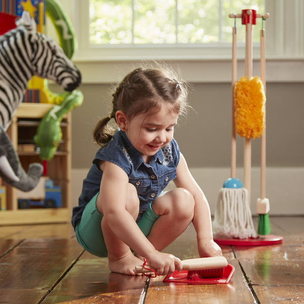 Melissa & Doug Cleaning Set - Dust! Sweep! Mop!