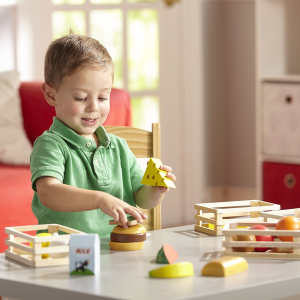 Melissa & Doug Food Groups - Wooden Play Food