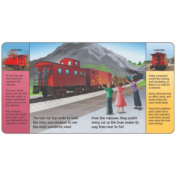 Melissa & Doug 玩具連圖書 - 小火車