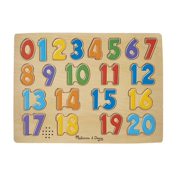 Melissa & Doug Sound Puzzle 21Pcs - Numbers