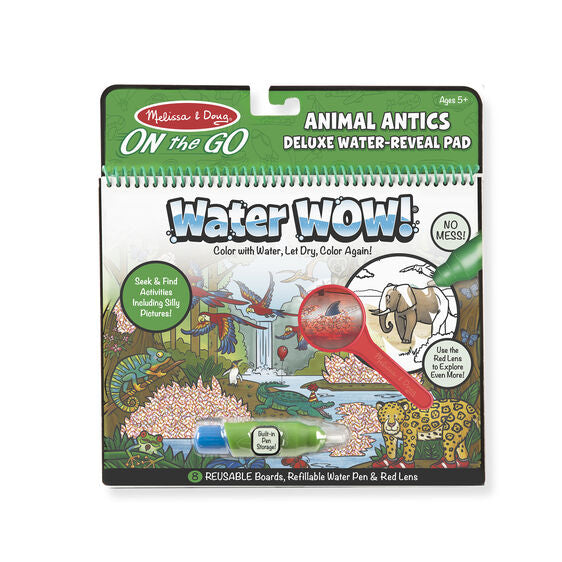 Melissa & Doug Water Wow! - Animal Antics Deluxe Water Reveal Pad