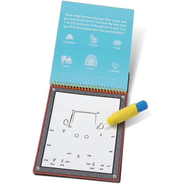 Melissa & Doug Water Wow Connect The Dots - Vehicles