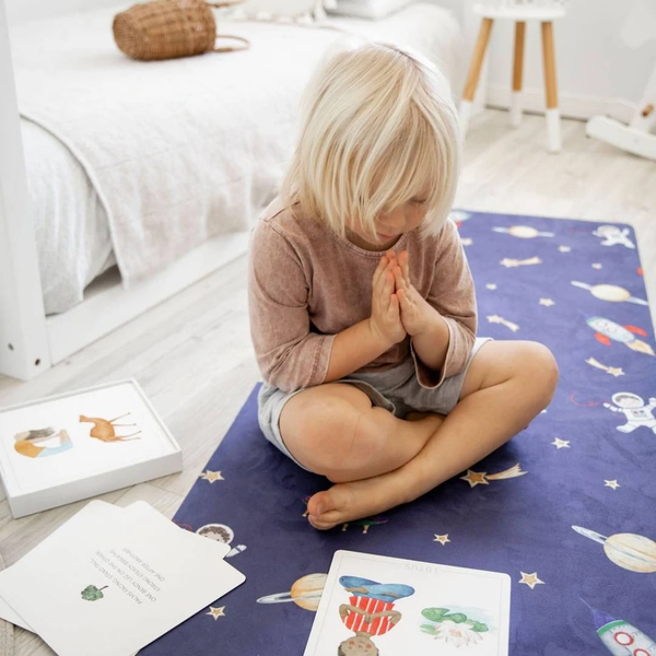 Mindful & Co Kids Printed Kids Yoga Mats - Space
