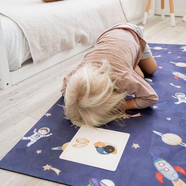 Mindful & Co Kids Printed Kids Yoga Mats - Space