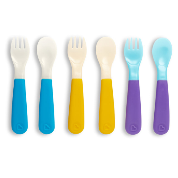 Munchkin ColorReveal™ Color Changing Toddler Forks & Spoons 6Pk