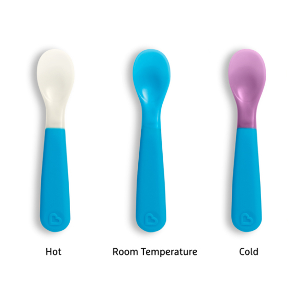 Munchkin ColorReveal™ Color Changing Toddler Forks & Spoons 6Pk