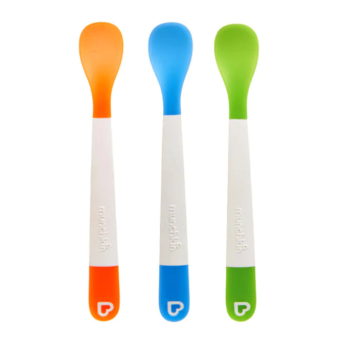 Munchkin Lift Infant Spoons 3Pk – Orange/Blue/Green