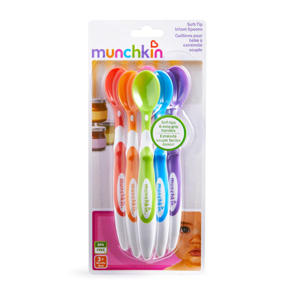 Munchkin Soft-tip Infant Spoons 6Pk