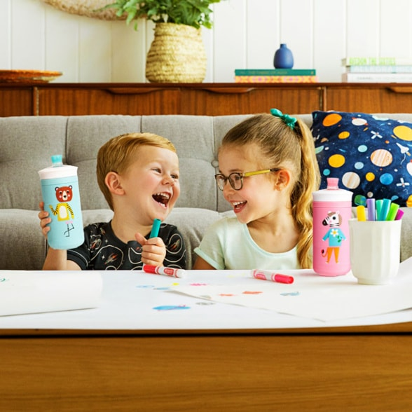 Munchkin Twisty™ Mix & Match Animals Bite-Proof Sippy Cup 9Oz - Pink